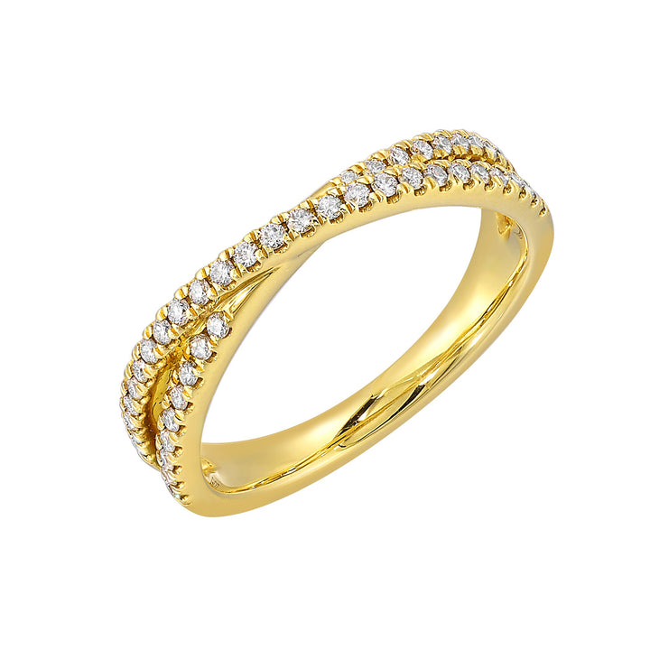 14Kt Yellow Gold Diamond 1/4Ctw Ring
