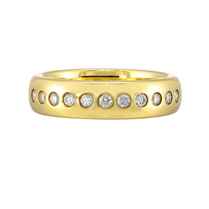 14Kt Yellow Gold Diamond 1/4Ctw Ring
