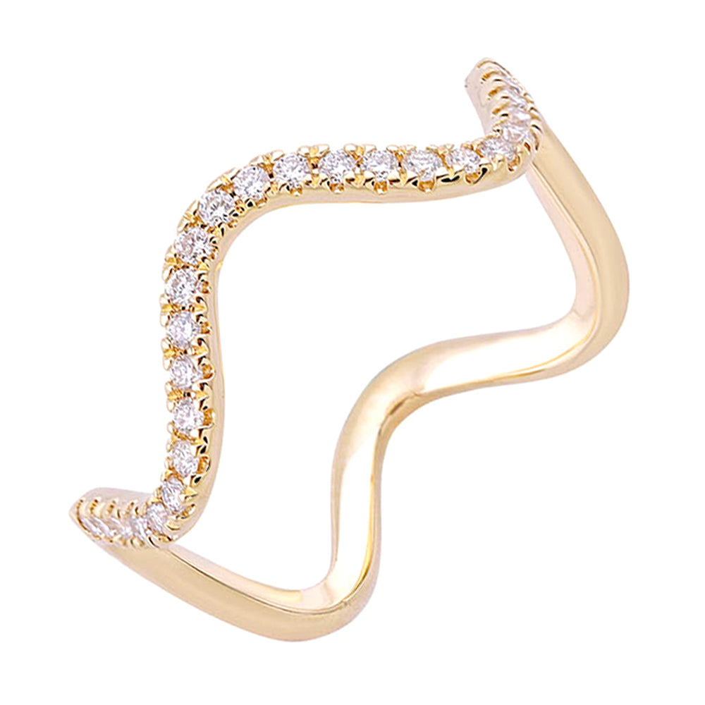 14Kt Yellow Gold Diamond 1/5Ctw Ring