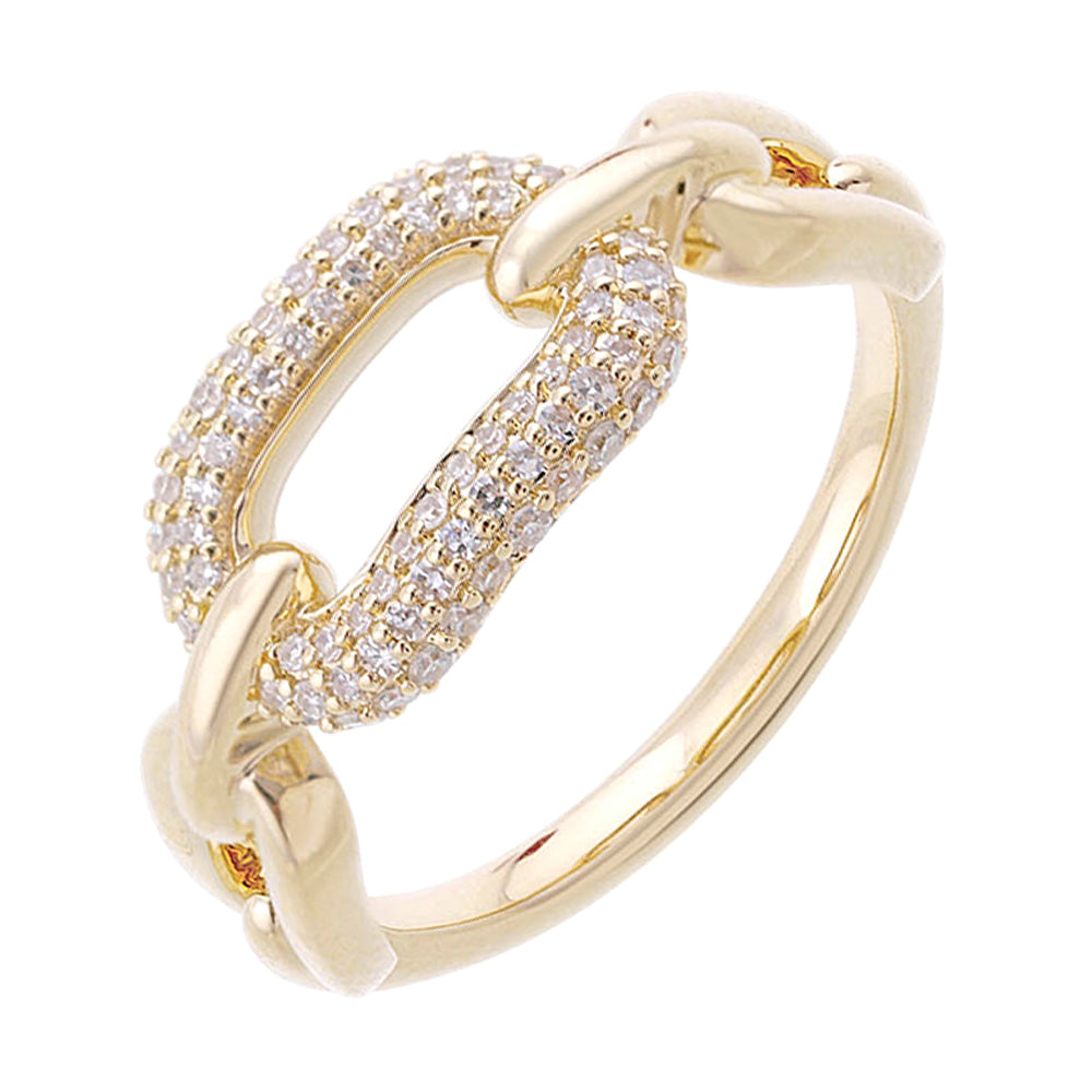 14Kt Yellow Gold Diamond 1/4Ctw Ring
