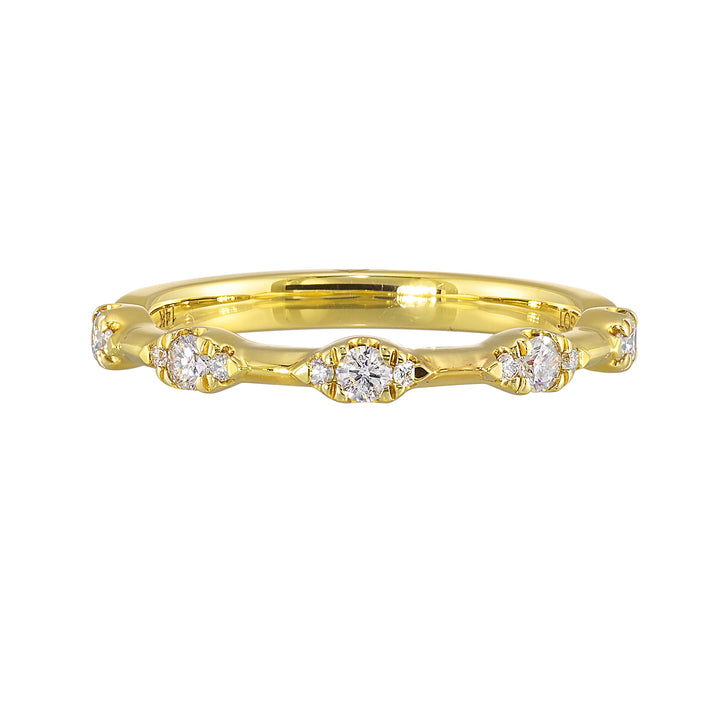 14Kt Yellow Gold Diamond 1/4Ctw Ring