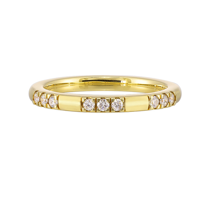 14Kt Yellow Gold Diamond 1/7Ctw Ring