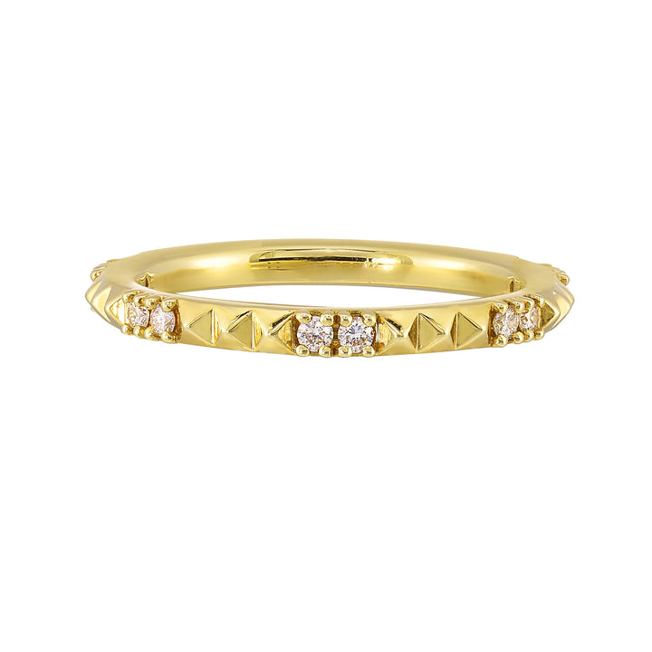 14Kt Yellow Gold Diamond 1/7Ctw Ring