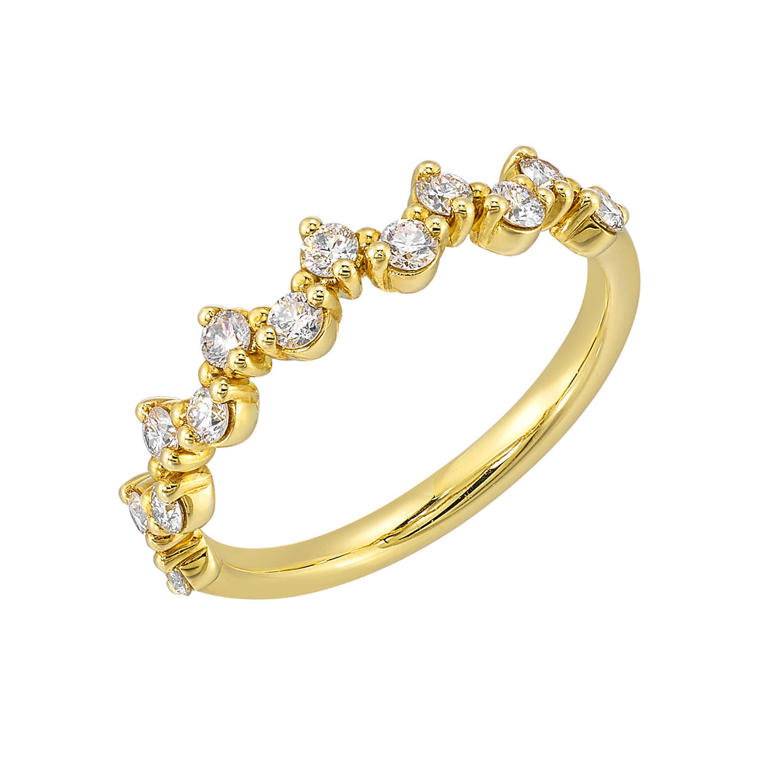 14Kt Yellow Gold Diamond 3/8Ctw Ring
