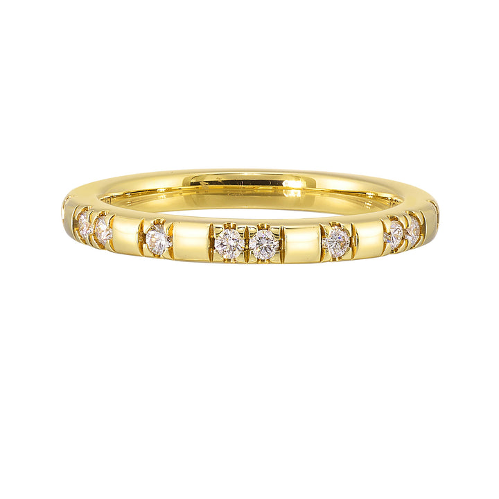 14Kt Yellow Gold Diamond 1/6Ctw Ring