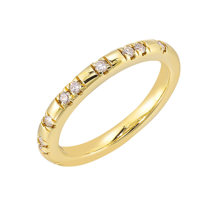 14Kt Yellow Gold Diamond 1/6Ctw Ring