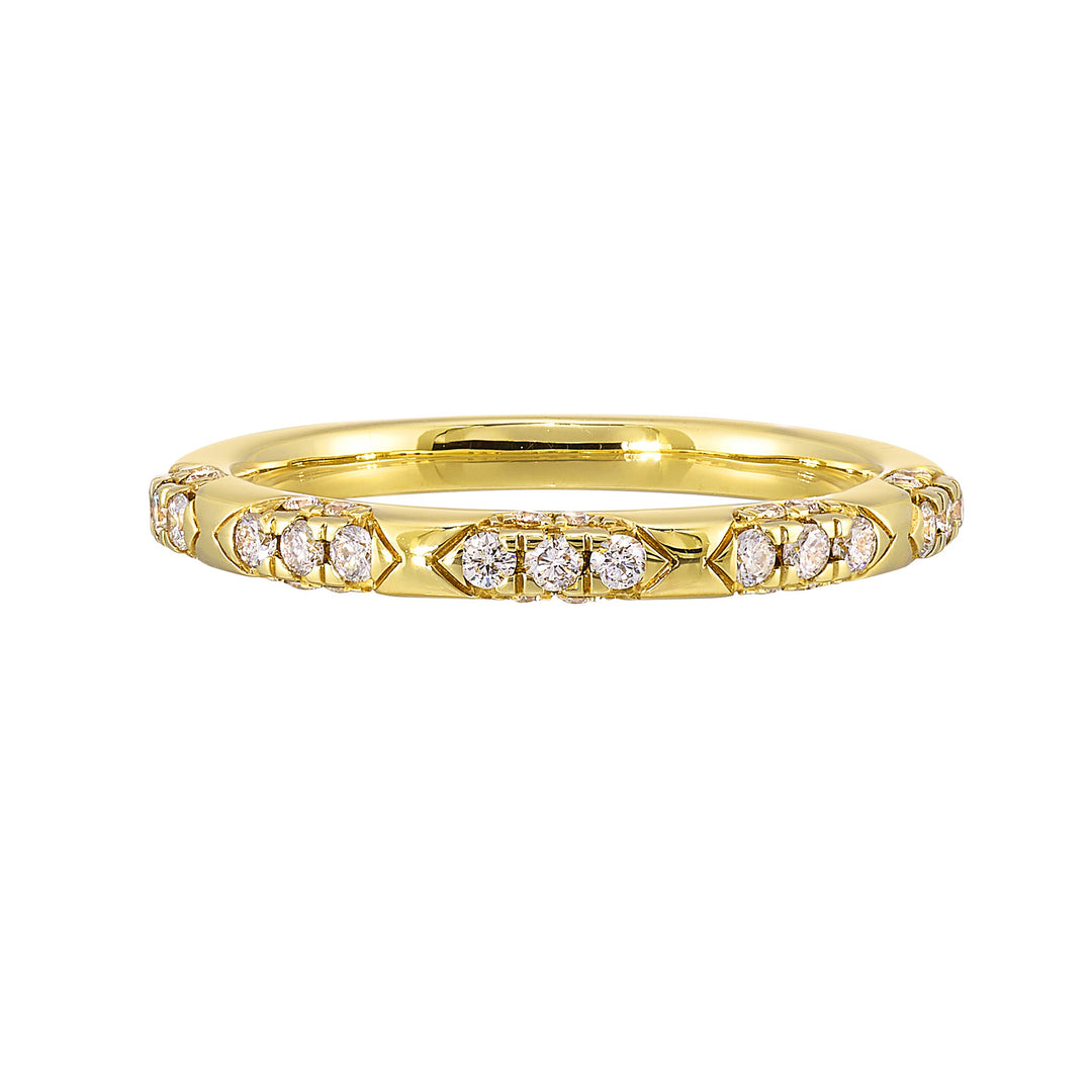 14Kt Yellow Gold Diamond 1/4Ctw Ring