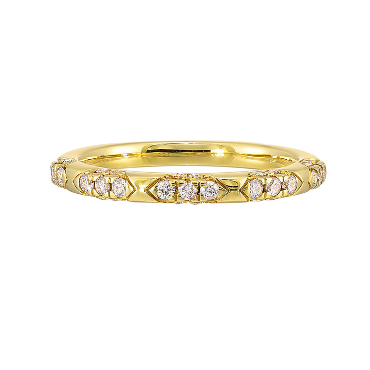14Kt Yellow Gold Diamond 1/4Ctw Ring