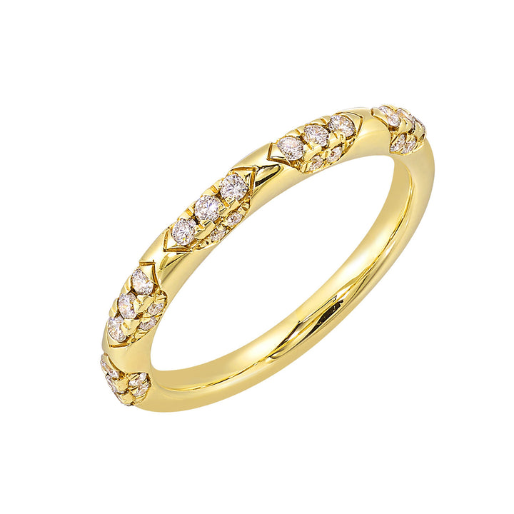 14Kt Yellow Gold Diamond 1/4Ctw Ring
