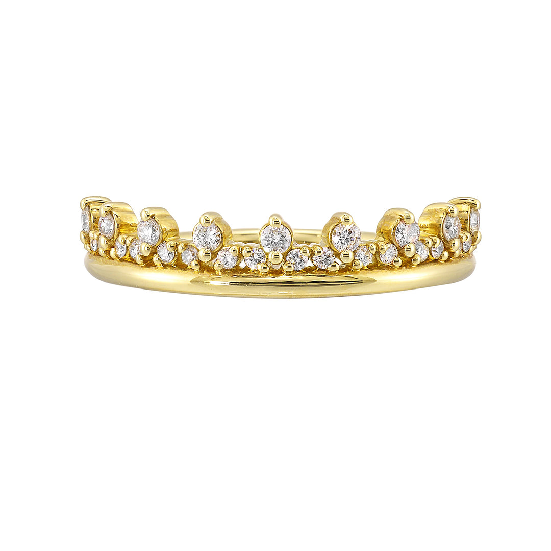 14Kt Yellow Gold Diamond 1/5Ctw Ring