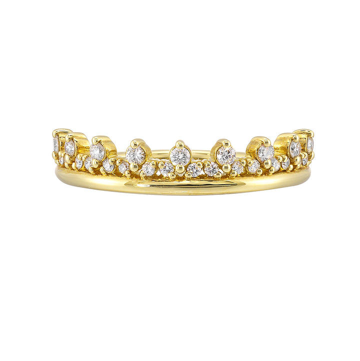 14Kt Yellow Gold Diamond 1/5Ctw Ring
