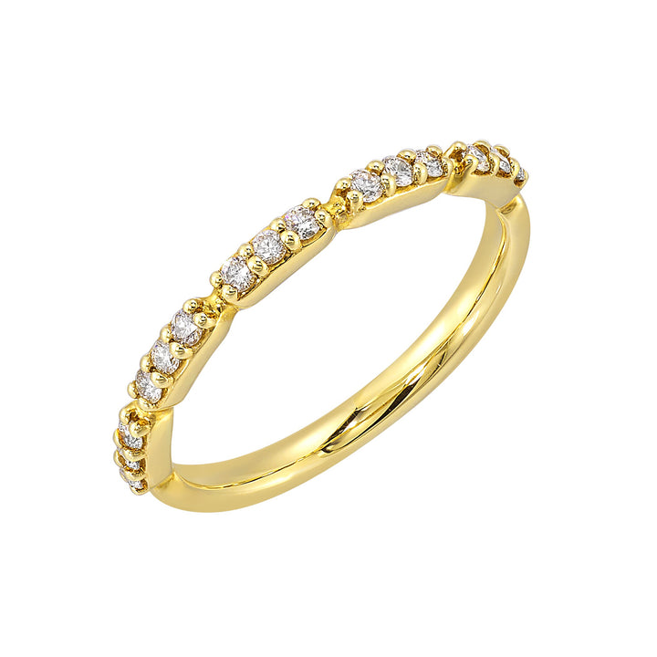 14Kt Yellow Gold Diamond 1/5Ctw Ring