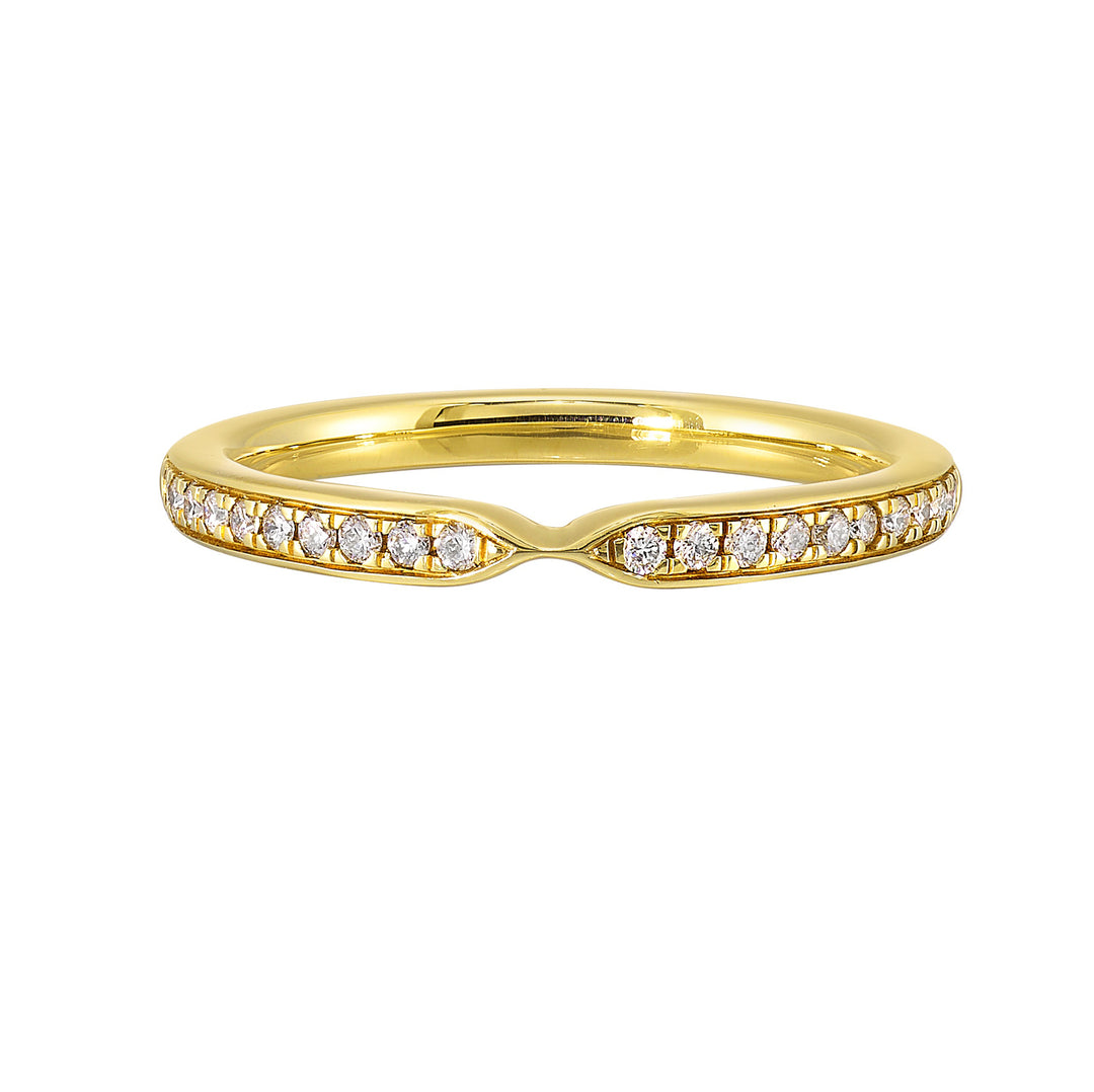 14Kt Yellow Gold Diamond 1/7Ctw Ring