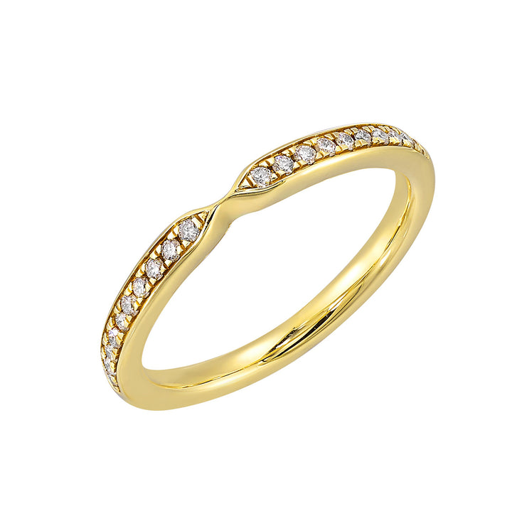 14Kt Yellow Gold Diamond 1/7Ctw Ring