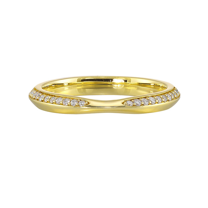 14Kt Yellow Gold Diamond 1/10Ctw Ring