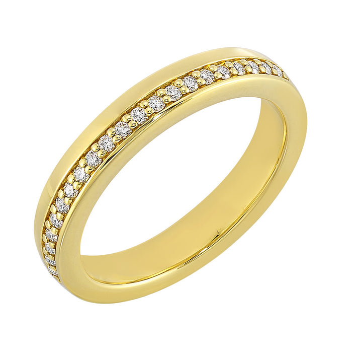 14Kt Yellow Gold Diamond 1/7Ctw Ring
