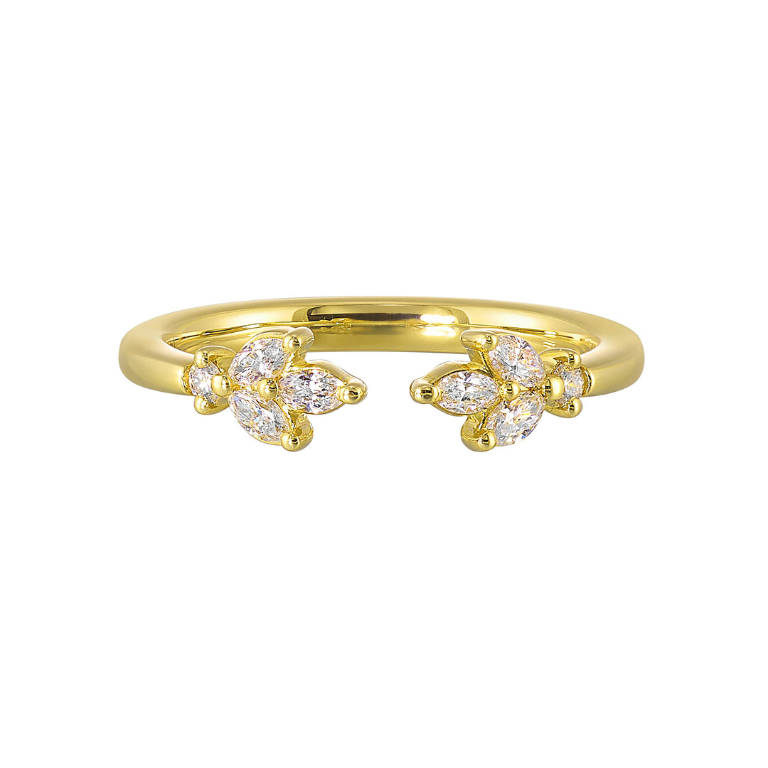 14Kt Yellow Gold Diamond 1/4Ctw Ring