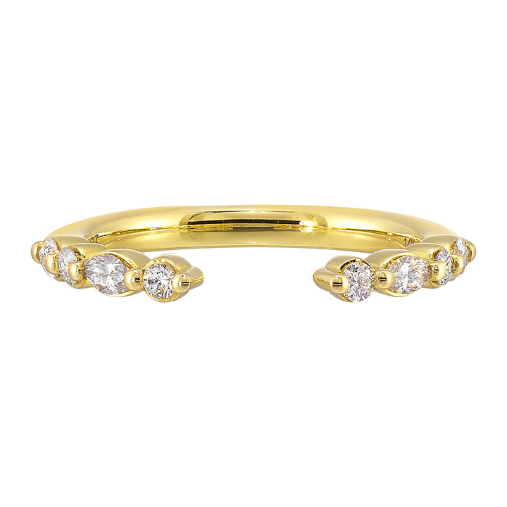 14Kt Yellow Gold Diamond 1/3Ctw Ring