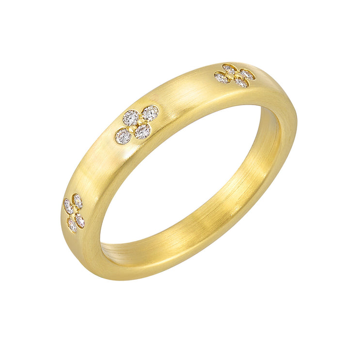 14Kt Yellow Gold Diamond 1/8Ctw Ring