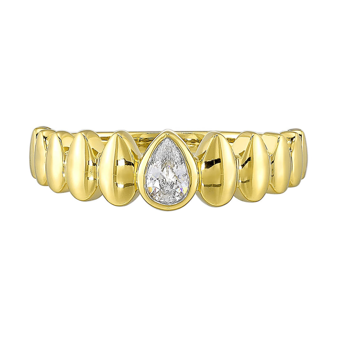 10Kt Yellow Gold Diamond 1/5Ctw Ring