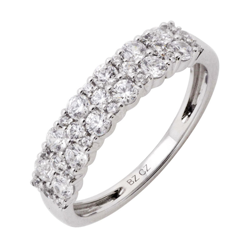 14Kt White Gold Diamond 3/4Ctw Ring