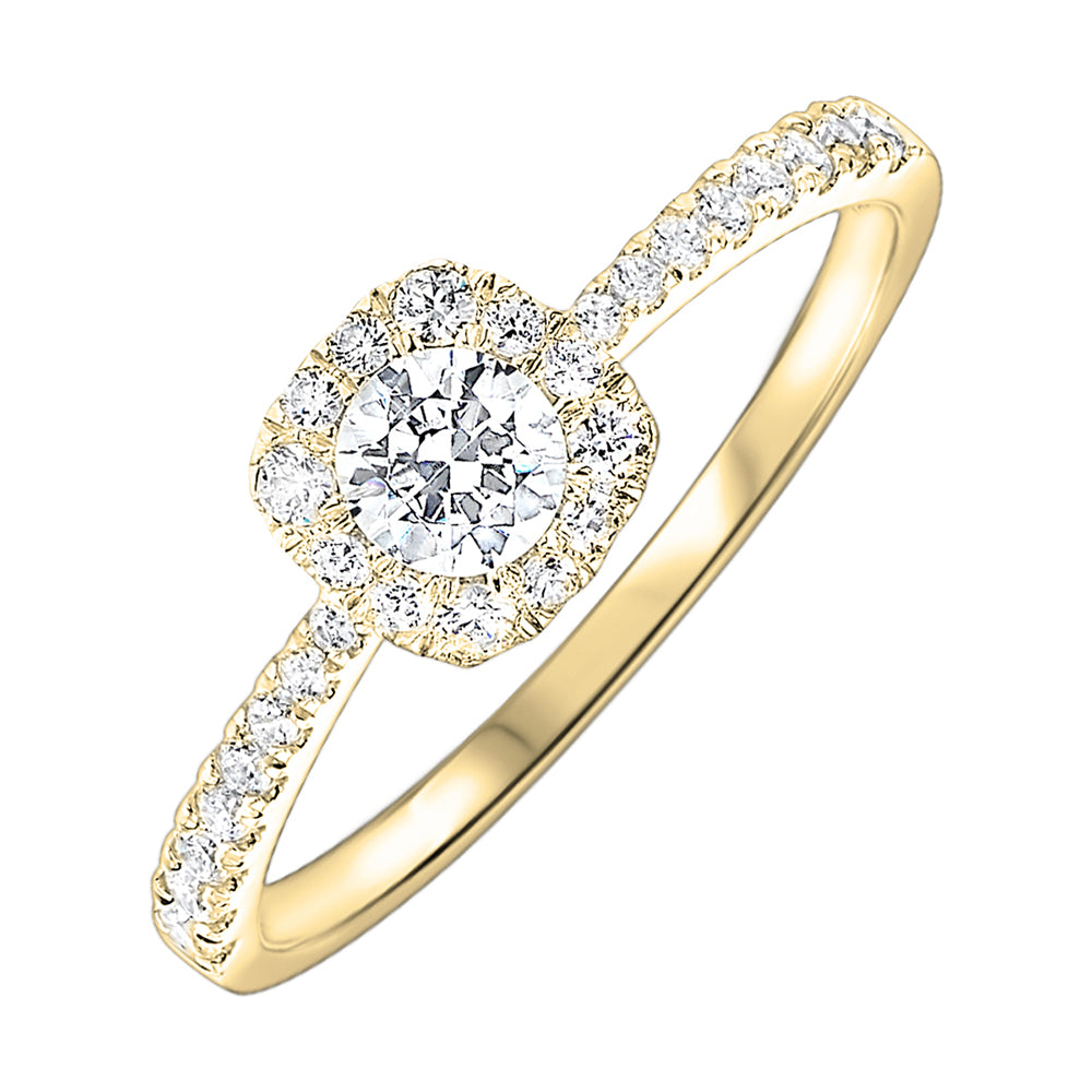 14Kt Yellow Gold Diamond 1/2Ctw Ring