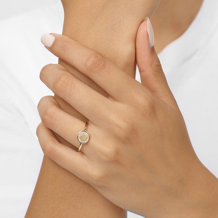 10Kt Yellow Gold Diamond 1/20Ctw Ring