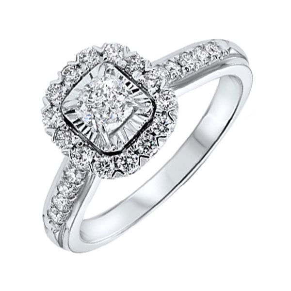 14Kt White Gold Diamond 1/2Ctw Ring
