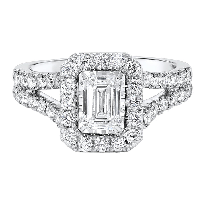 Platinum White Diamond 1 5/8Ctw Ring