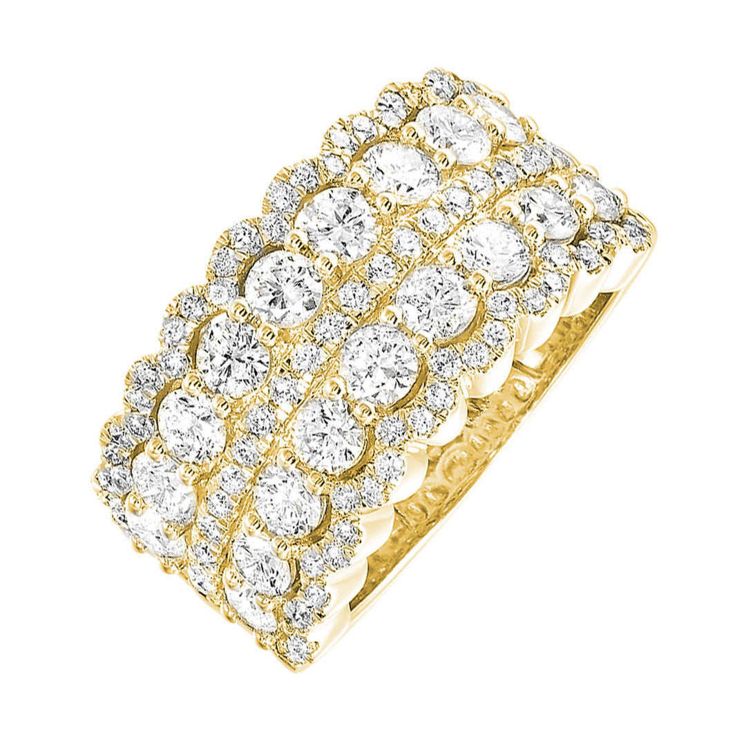 14Kt Yellow Gold Diamond 2Ctw Ring
