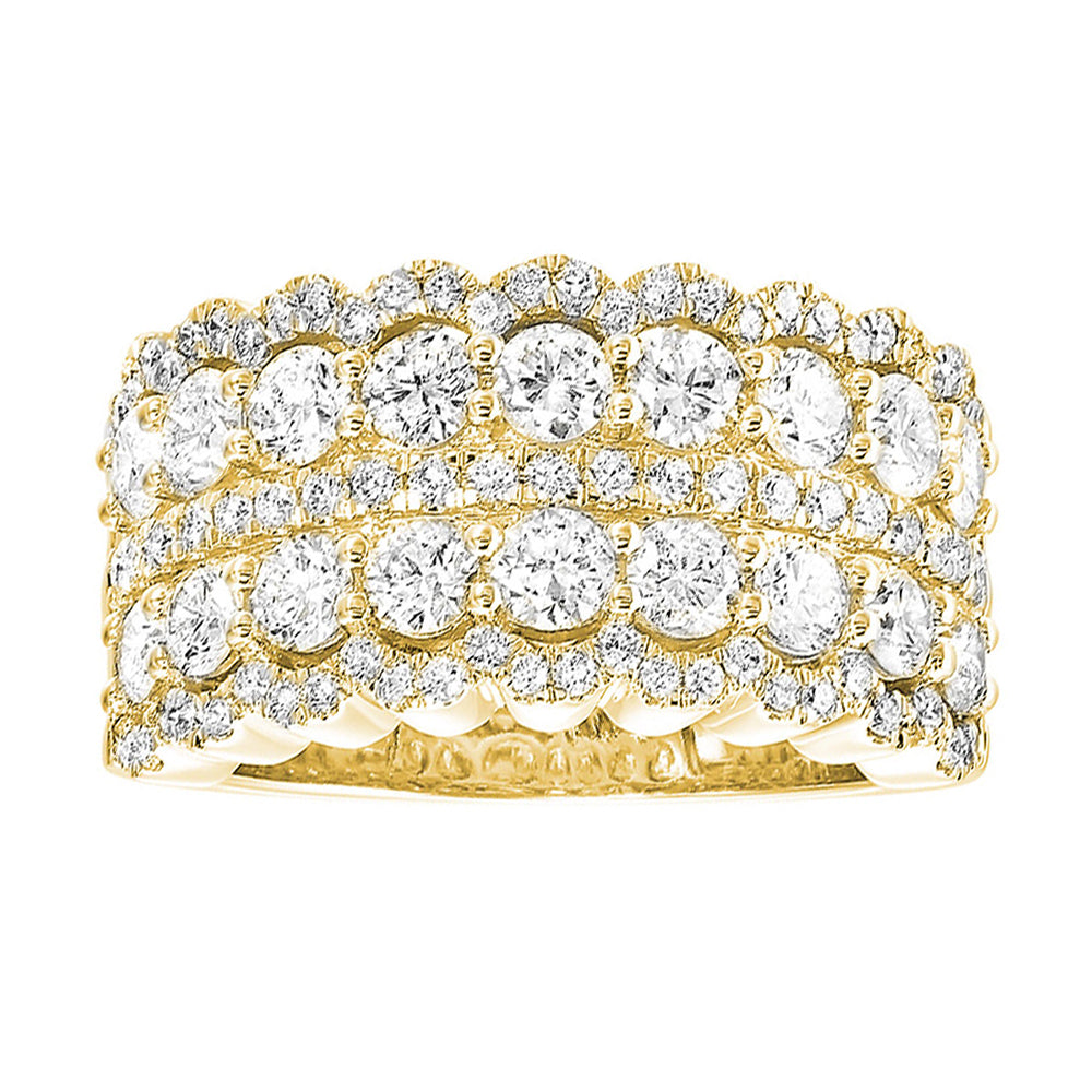 14Kt Yellow Gold Diamond 2Ctw Ring