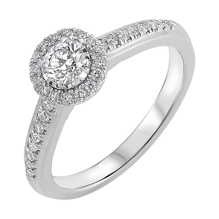 14Kt White Gold Diamond 1/2Ctw Ring