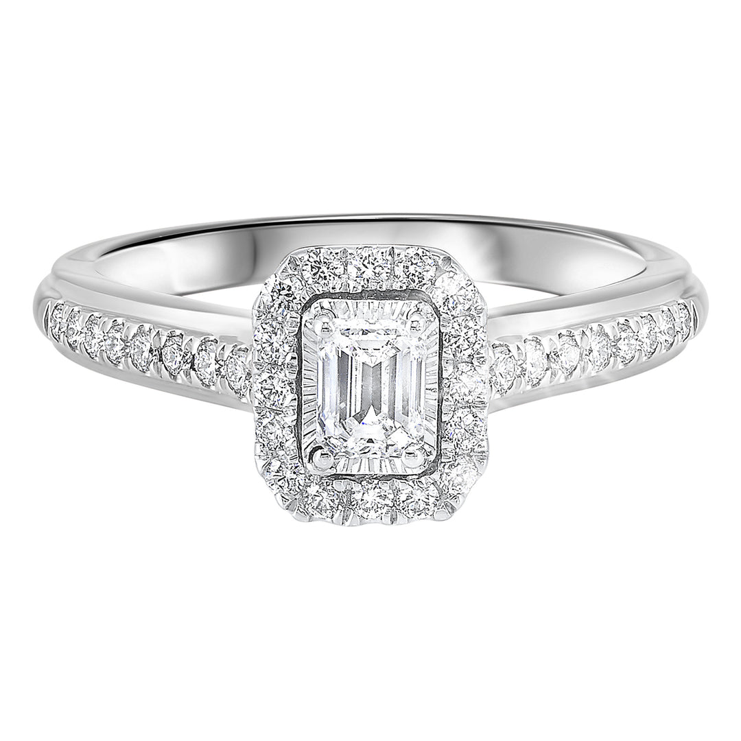 14Kt White Gold Diamond 1/2Ctw Ring