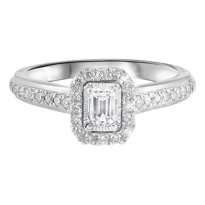 14Kt White Gold Diamond 1/2Ctw Ring