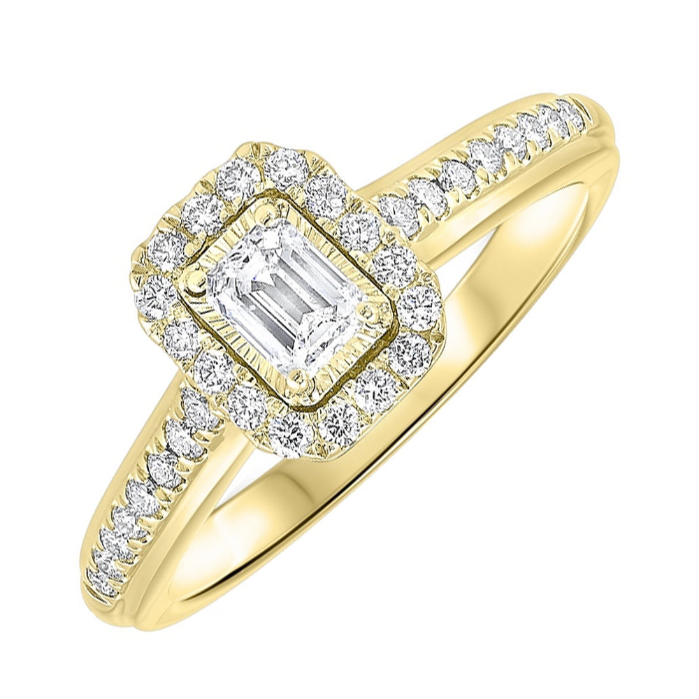 14Kt Yellow Gold Diamond 1/2Ctw Ring
