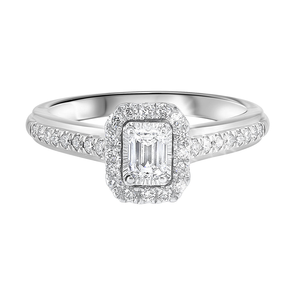 14Kt White Gold Diamond 1/2Ctw Ring