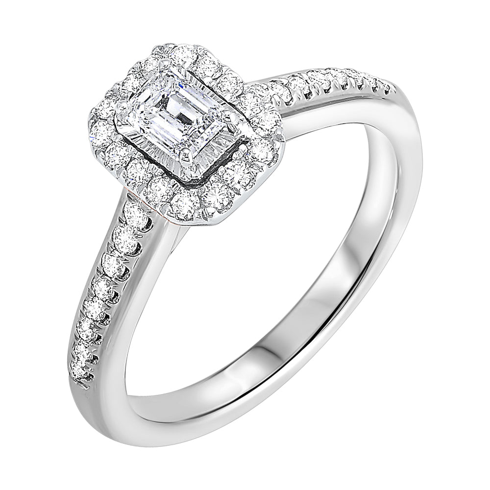 14Kt White Gold Diamond 1/2Ctw Ring