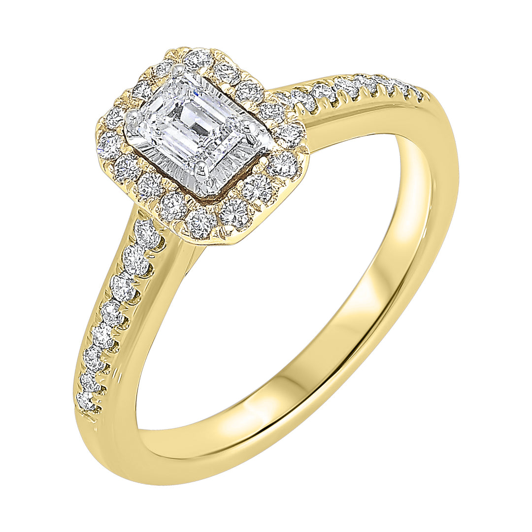 14Kt Yellow Gold Diamond 1/2Ctw Ring