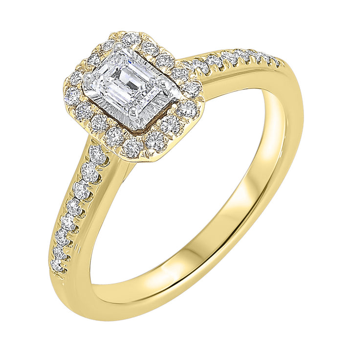 14Kt Yellow Gold Diamond 1/2Ctw Ring