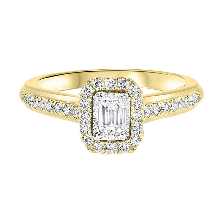 14Kt Yellow Gold Diamond 1/2Ctw Ring
