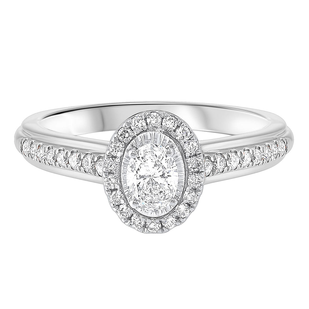 14Kt White Gold Diamond 1/2Ctw Ring