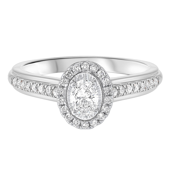 14Kt White Gold Diamond 1/2Ctw Ring