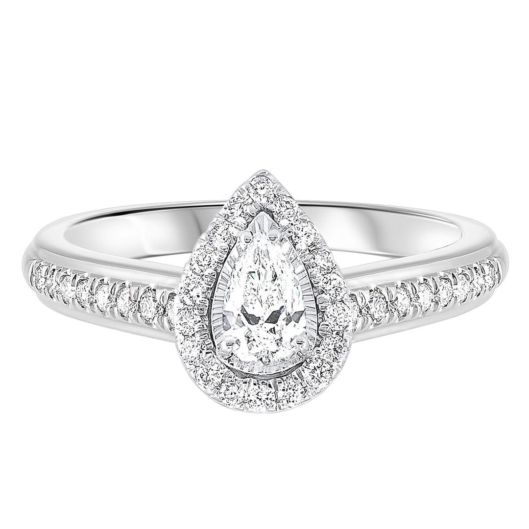 14Kt White Gold Diamond 1/2Ctw Ring