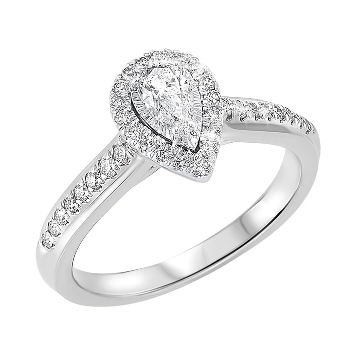 14Kt White Gold Diamond 1/2Ctw Ring
