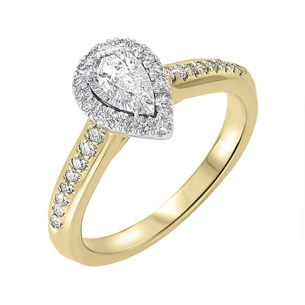 14Kt Yellow Gold Diamond 1/2Ctw Ring