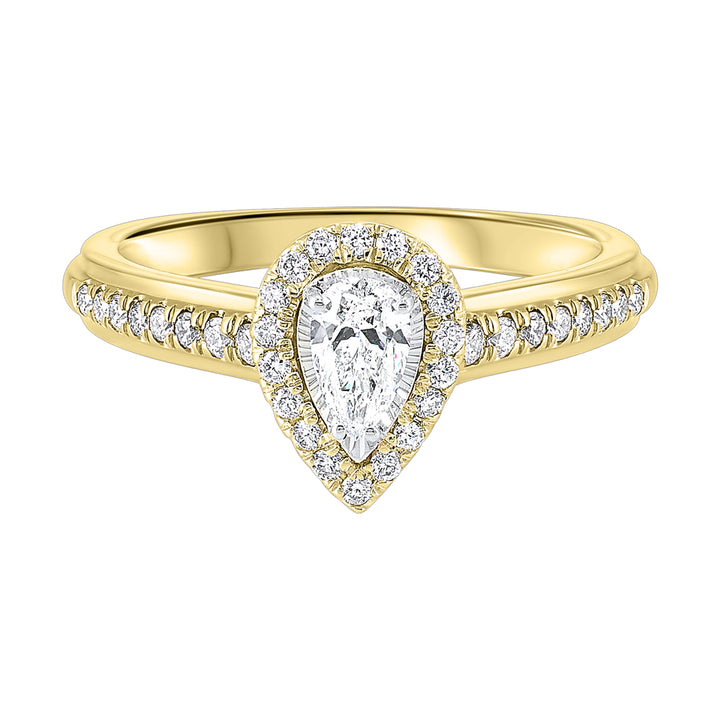 14Kt Yellow Gold Diamond 1/2Ctw Ring