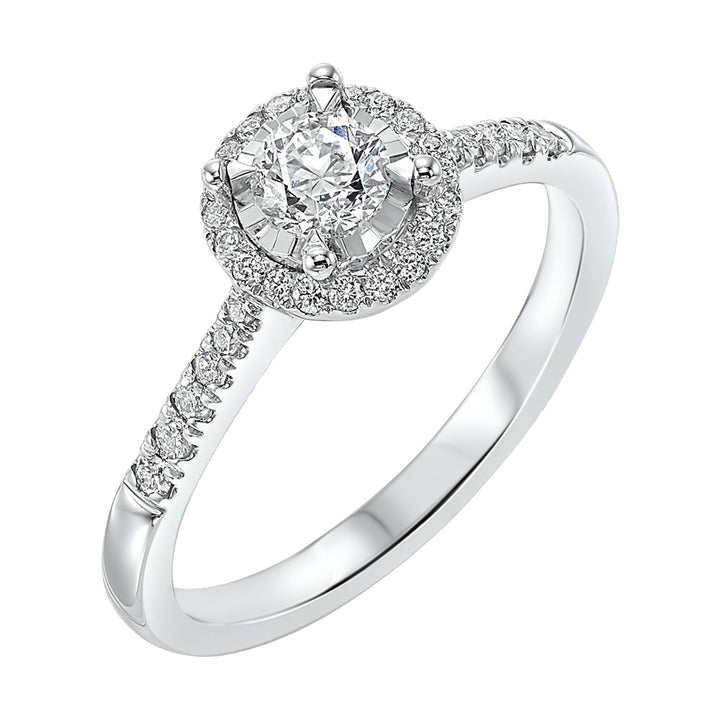 14Kt White Gold Diamond 1/2Ctw Ring