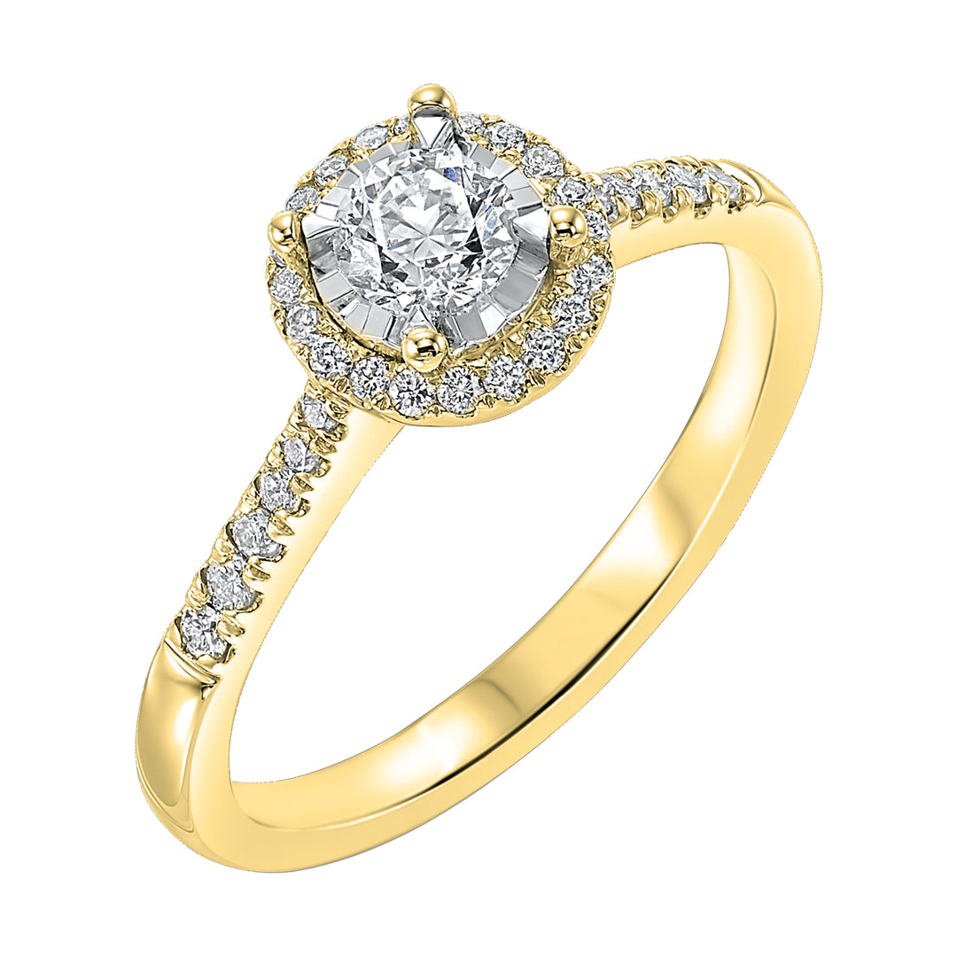 14Kt Yellow Gold Diamond 1/2Ctw Ring