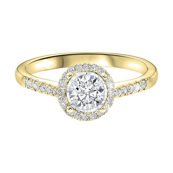 14Kt Yellow Gold Diamond 1/2Ctw Ring
