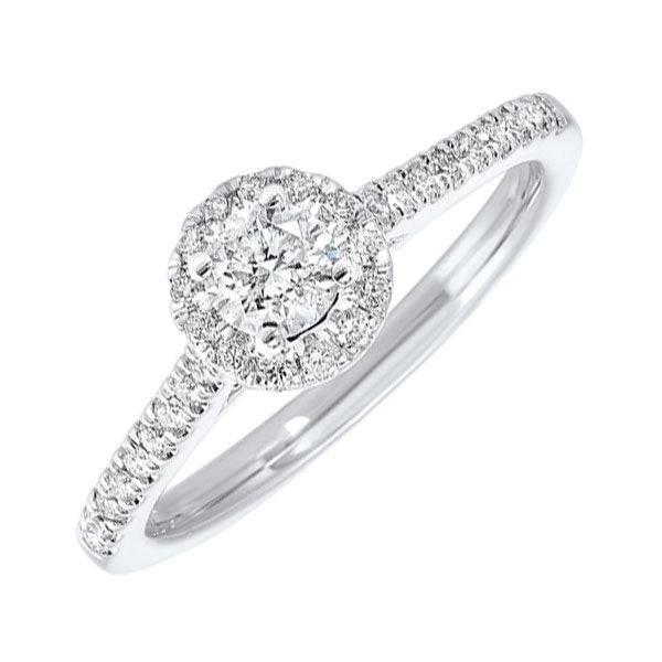 14Kt White Gold Diamond 1/2Ctw Ring